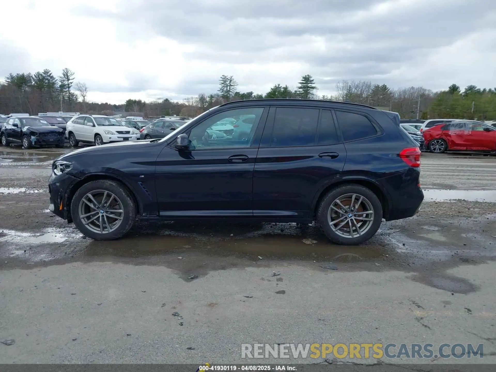 14 fotografías del automóvil dañado 5UXTR9C52KLE20652 BMW X3 2019