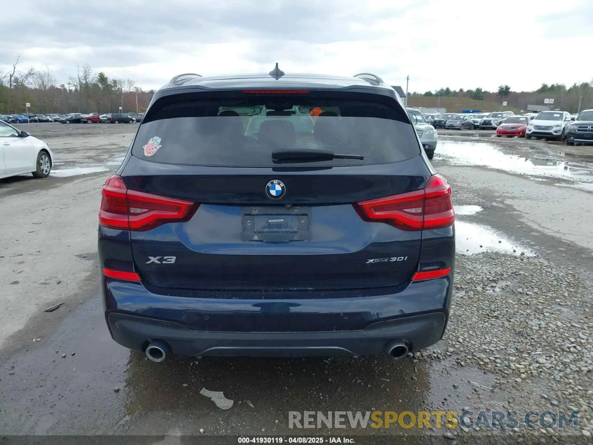 16 fotografías del automóvil dañado 5UXTR9C52KLE20652 BMW X3 2019