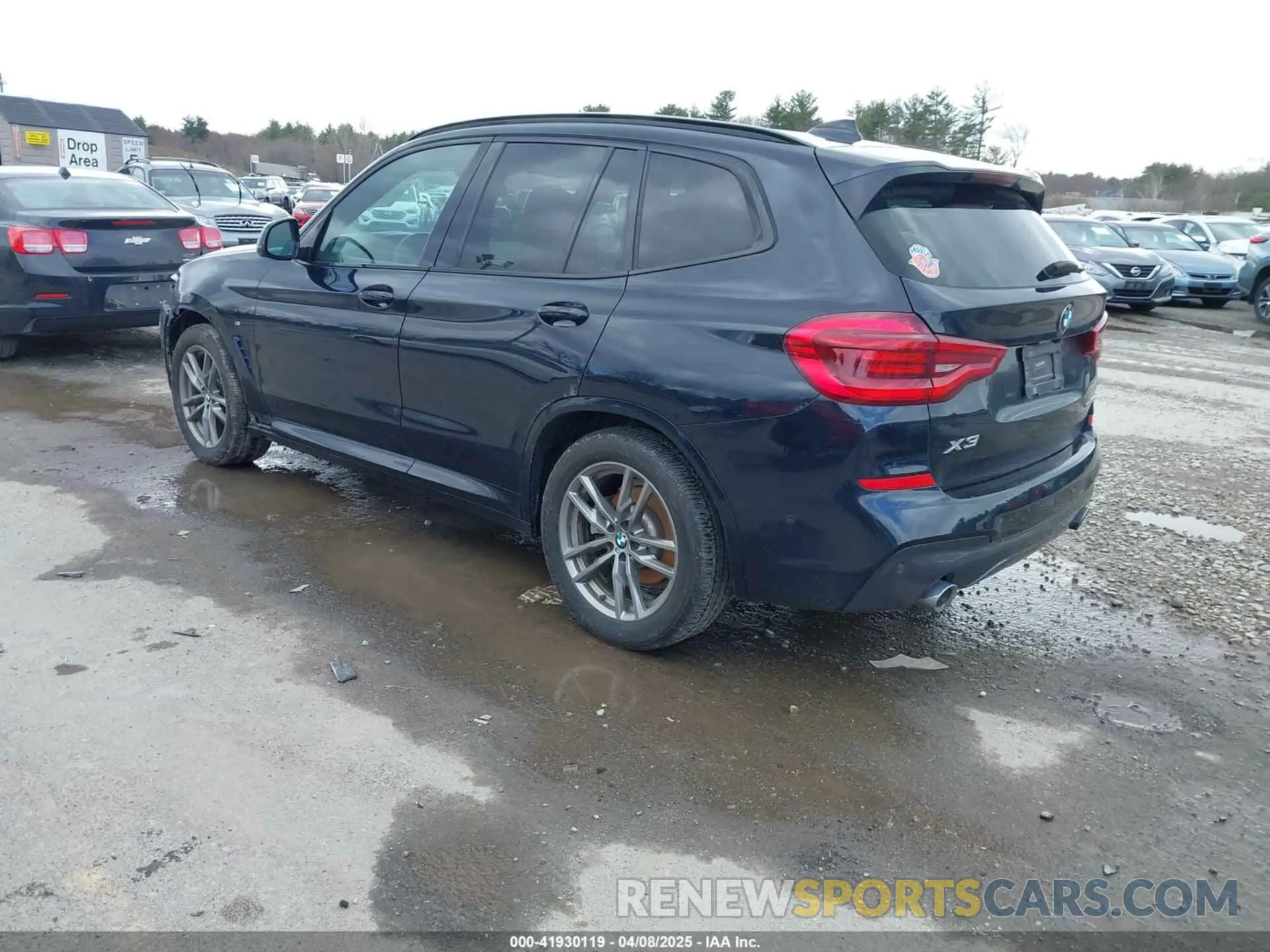 3 fotografías del automóvil dañado 5UXTR9C52KLE20652 BMW X3 2019