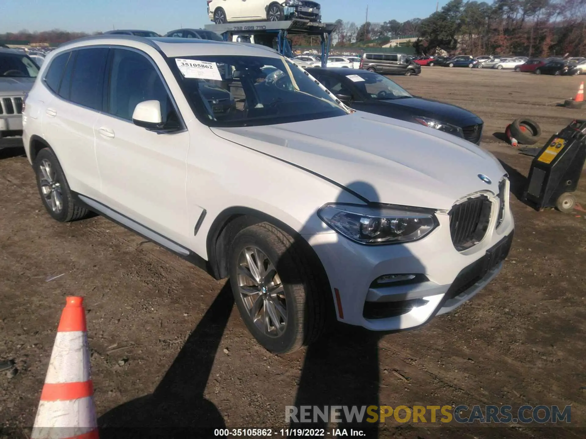 1 fotografías del automóvil dañado 5UXTR9C52KLP87578 BMW X3 2019