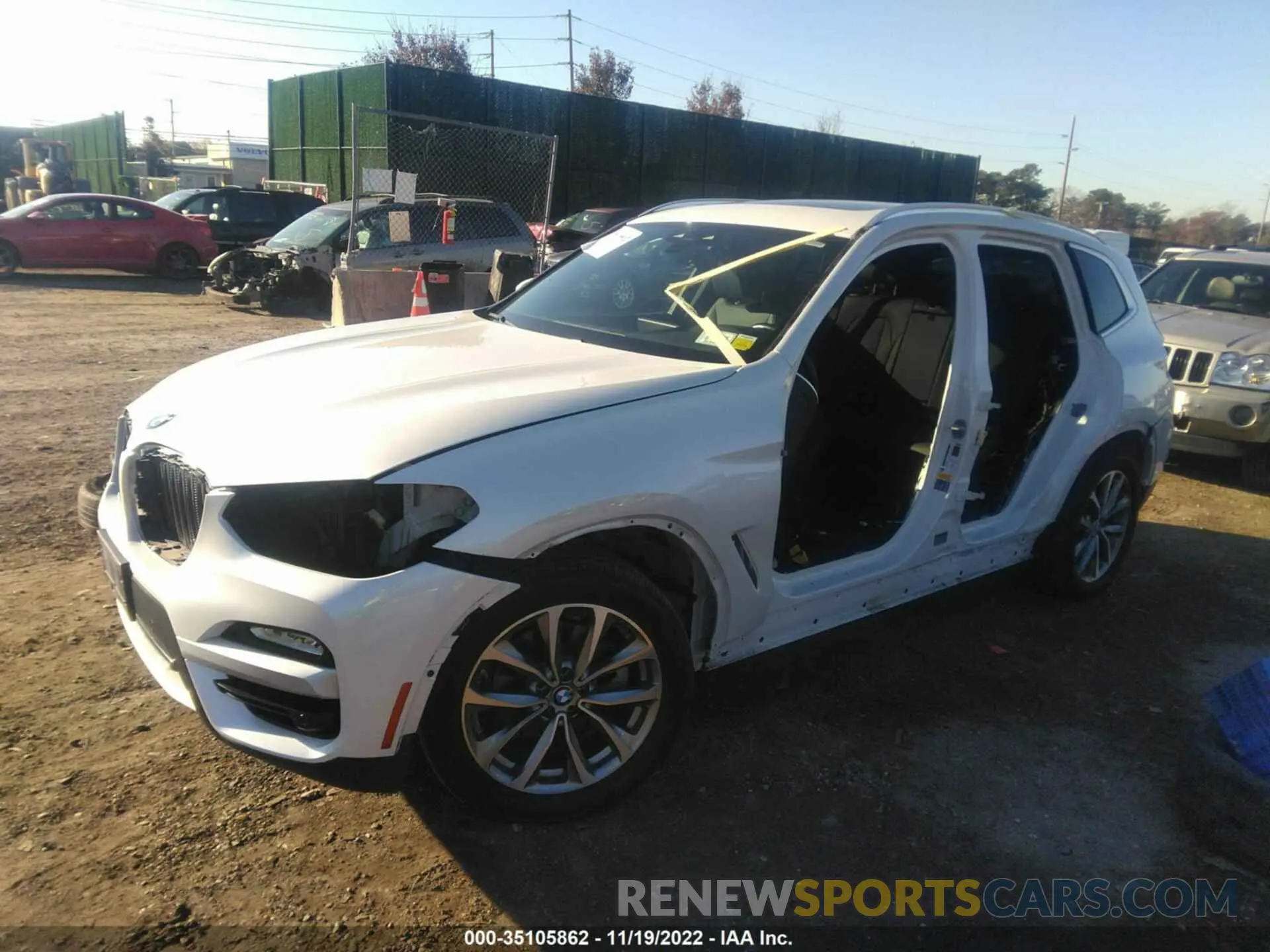 6 fotografías del automóvil dañado 5UXTR9C52KLP87578 BMW X3 2019