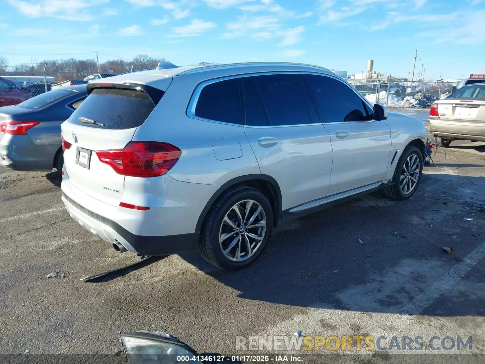 4 fotografías del automóvil dañado 5UXTR9C52KLP90836 BMW X3 2019