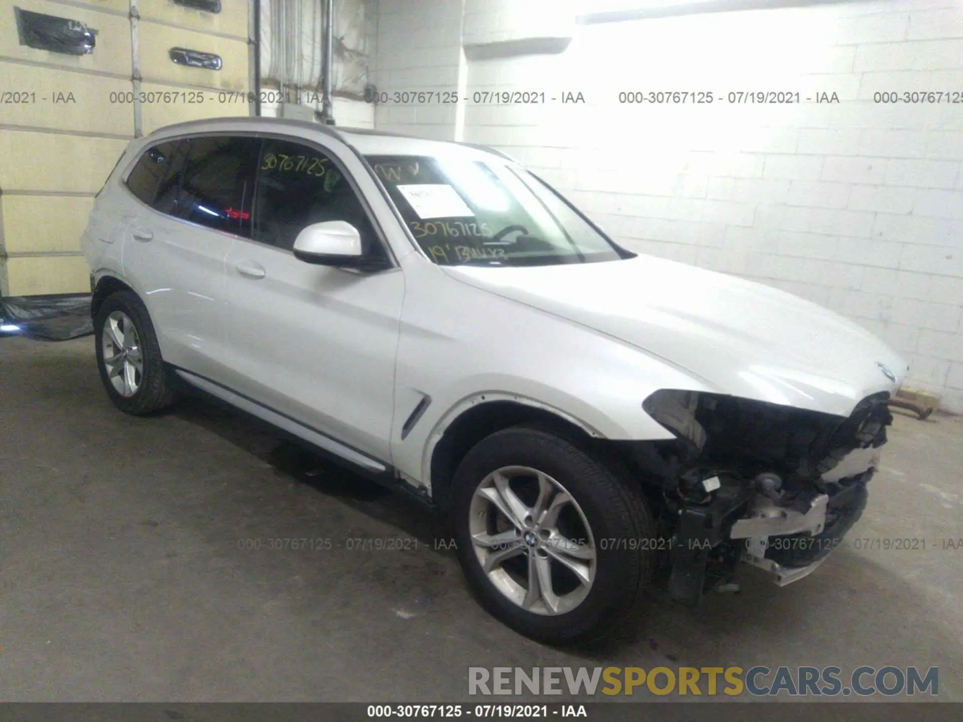 1 fotografías del automóvil dañado 5UXTR9C52KLP90867 BMW X3 2019