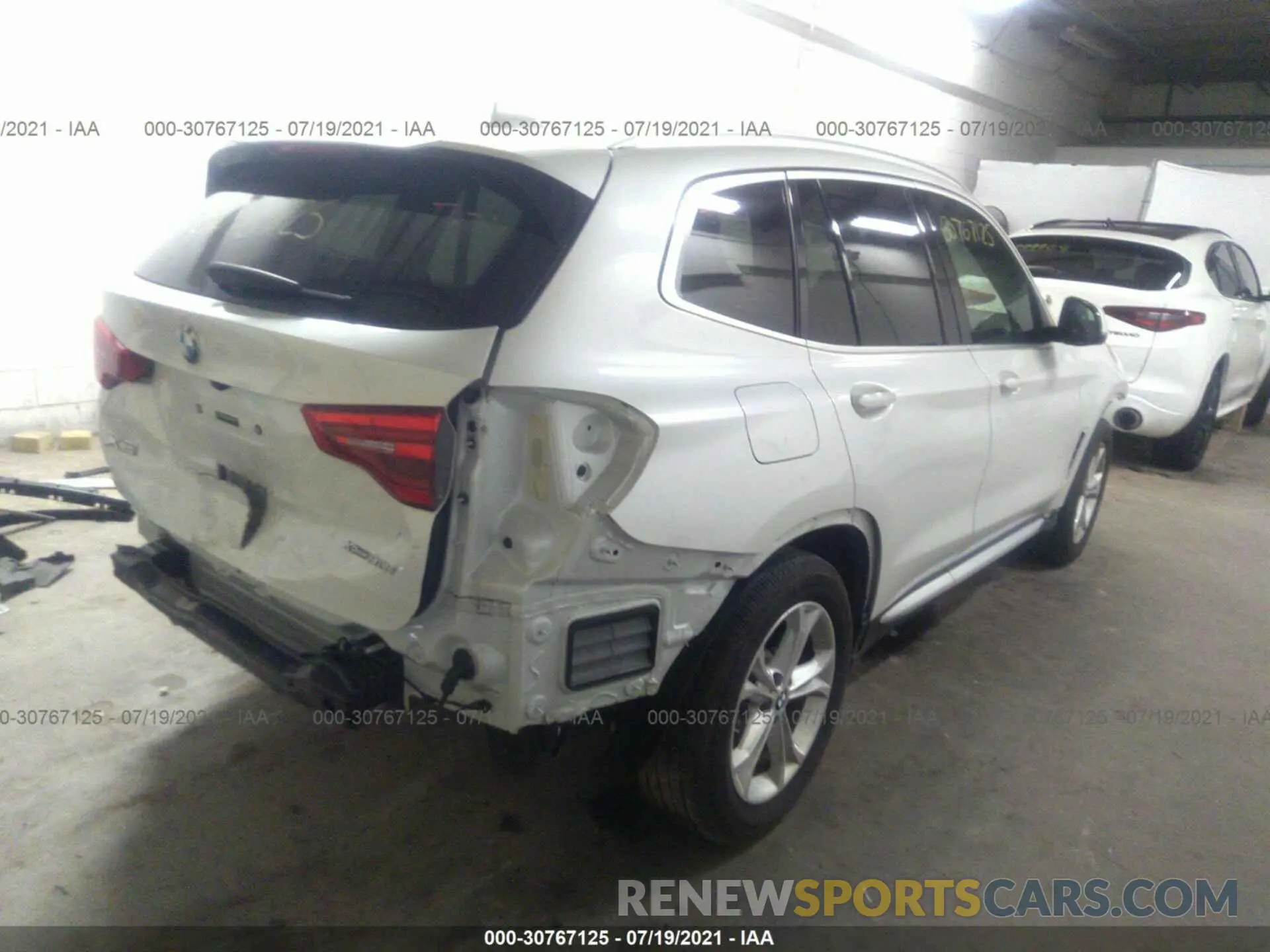 4 fotografías del automóvil dañado 5UXTR9C52KLP90867 BMW X3 2019