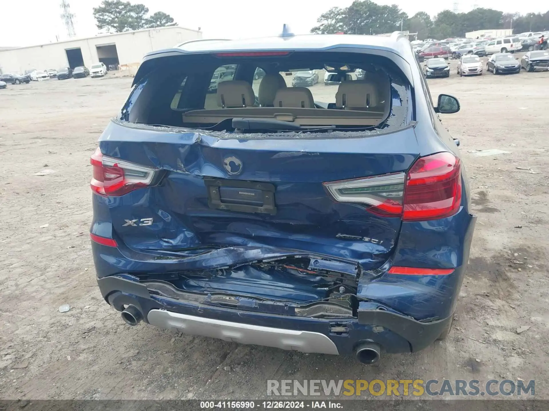 16 fotografías del automóvil dañado 5UXTR9C52KLP97365 BMW X3 2019