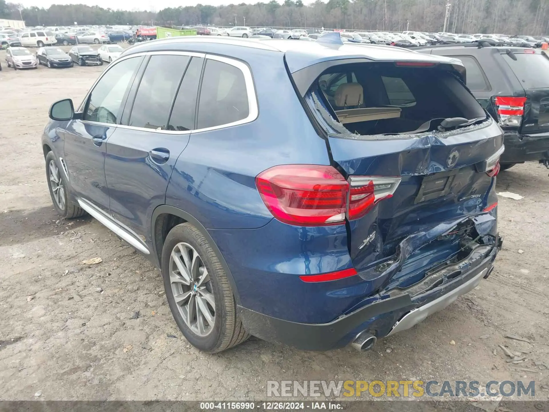 3 fotografías del automóvil dañado 5UXTR9C52KLP97365 BMW X3 2019