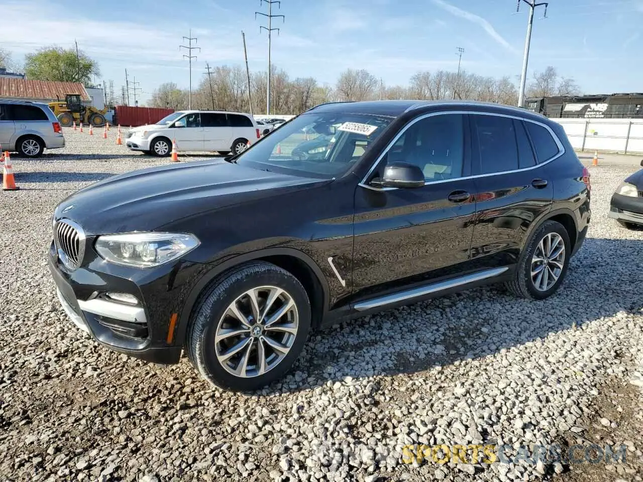 1 fotografías del automóvil dañado 5UXTR9C53KLD97124 BMW X3 2019