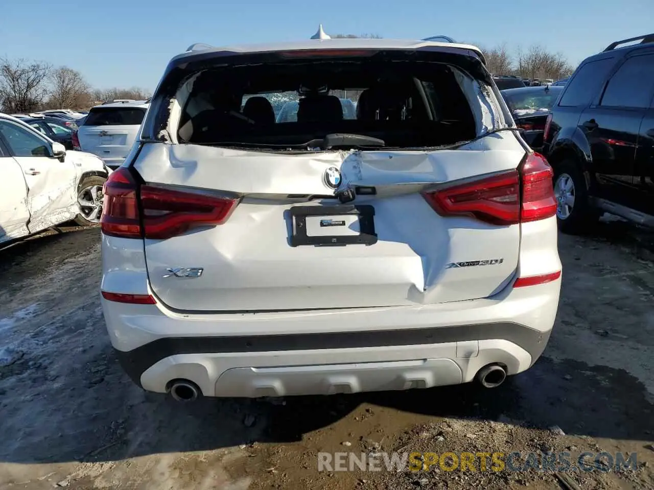 6 fotografías del automóvil dañado 5UXTR9C53KLE20658 BMW X3 2019