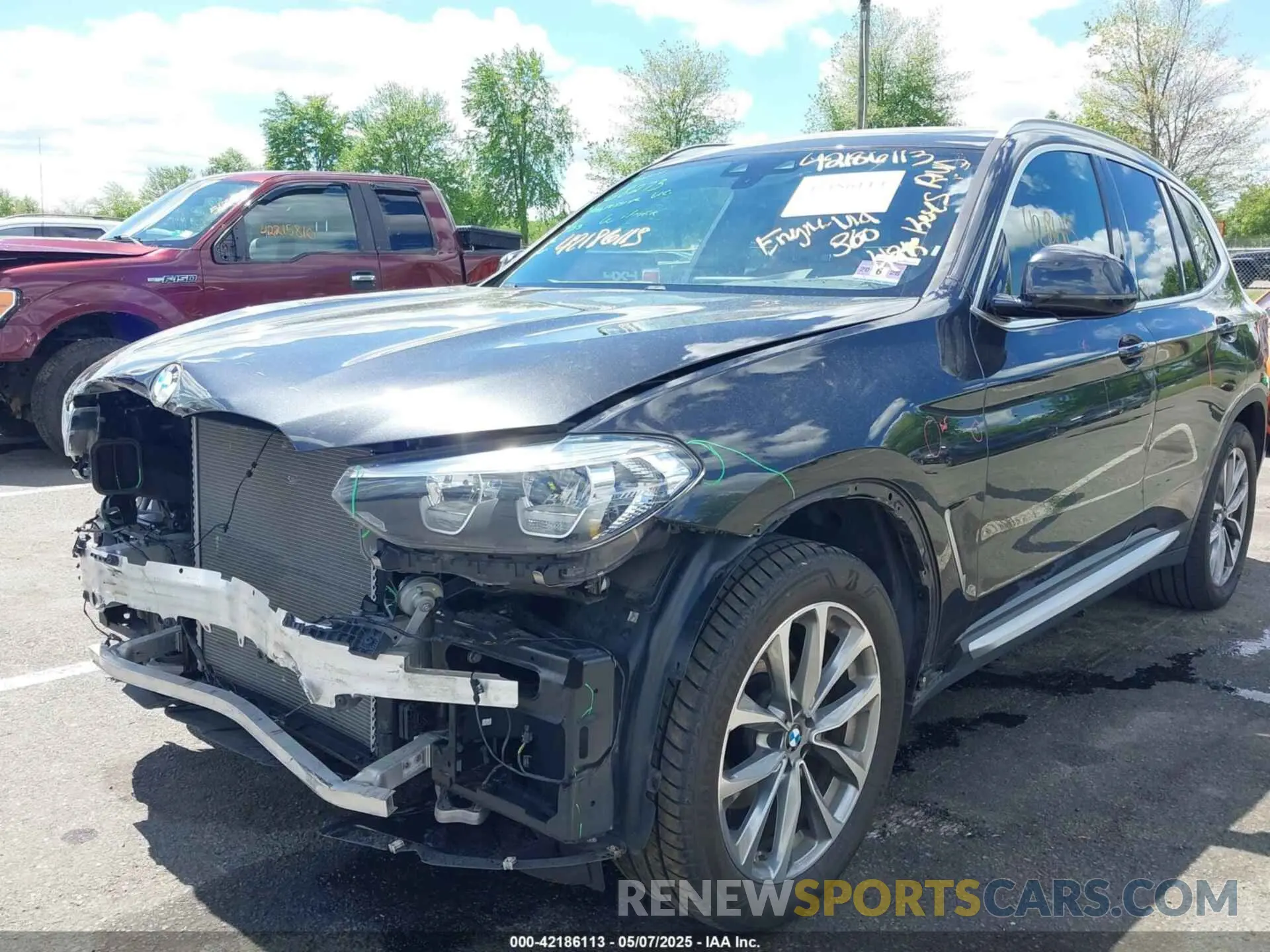 18 fotografías del automóvil dañado 5UXTR9C53KLP81692 BMW X3 2019