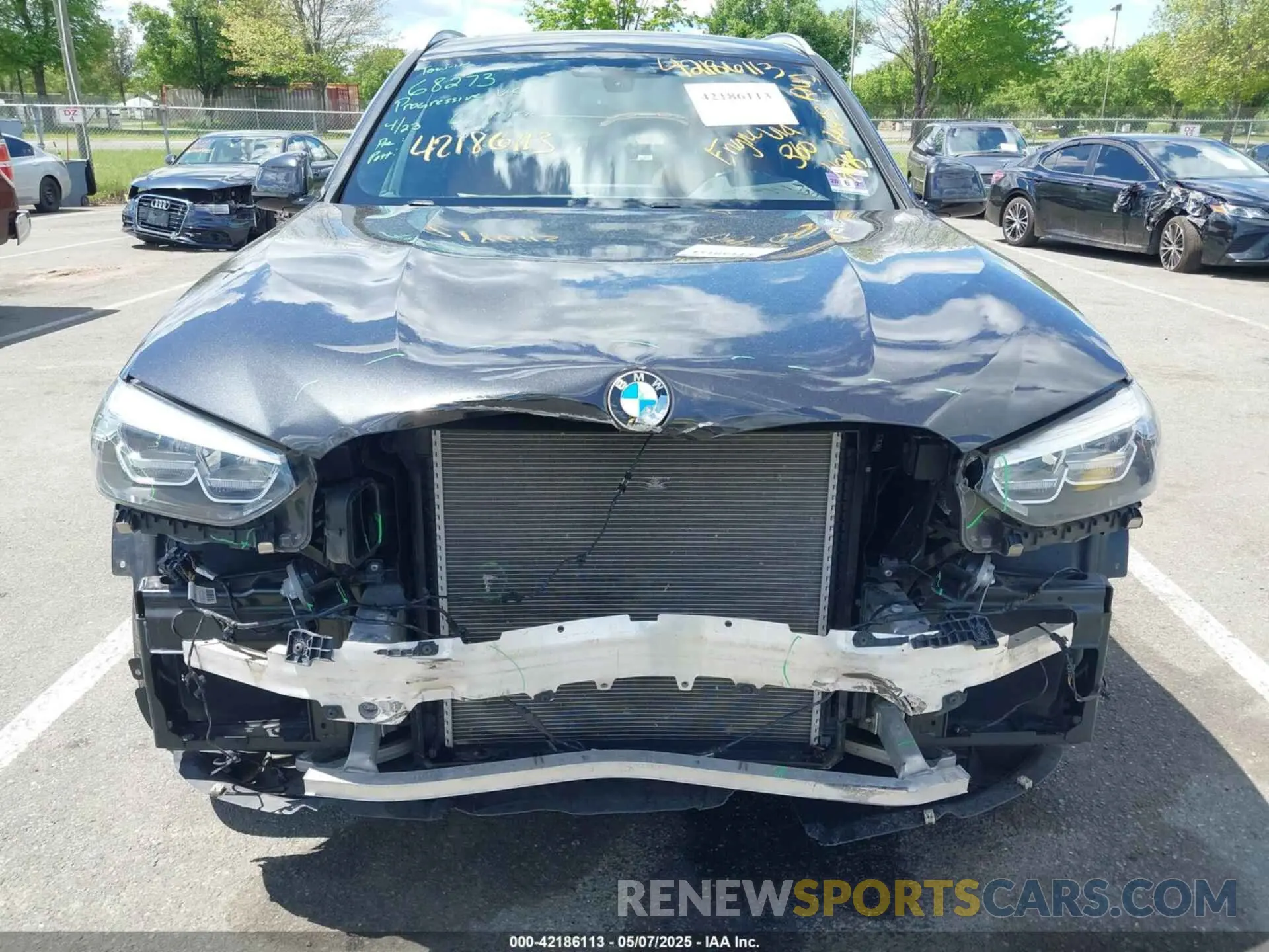 6 fotografías del automóvil dañado 5UXTR9C53KLP81692 BMW X3 2019