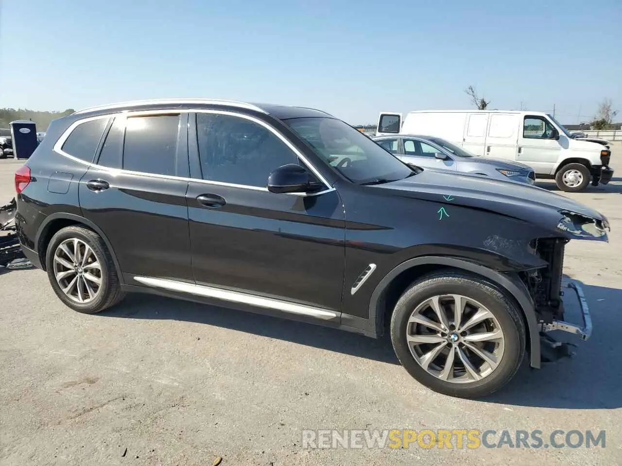 4 fotografías del automóvil dañado 5UXTR9C53KLP82843 BMW X3 2019