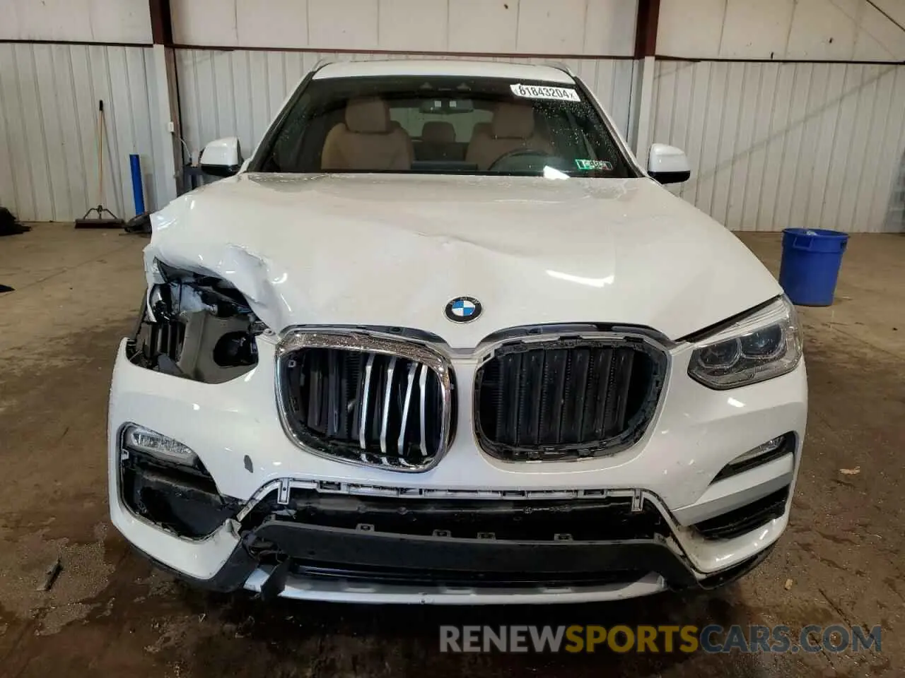 5 fotografías del automóvil dañado 5UXTR9C53KLP90019 BMW X3 2019
