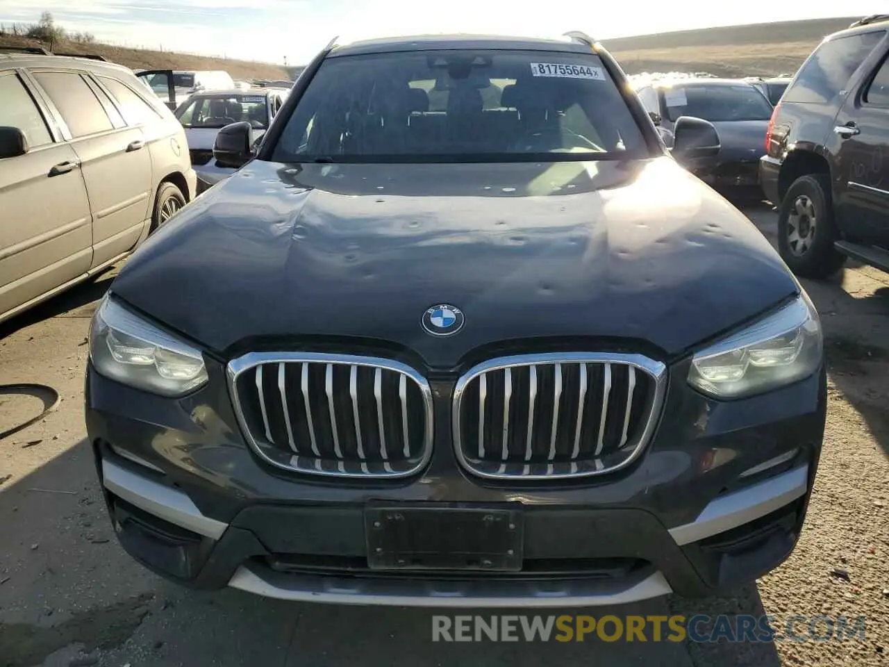 5 fotografías del automóvil dañado 5UXTR9C53KLP95916 BMW X3 2019