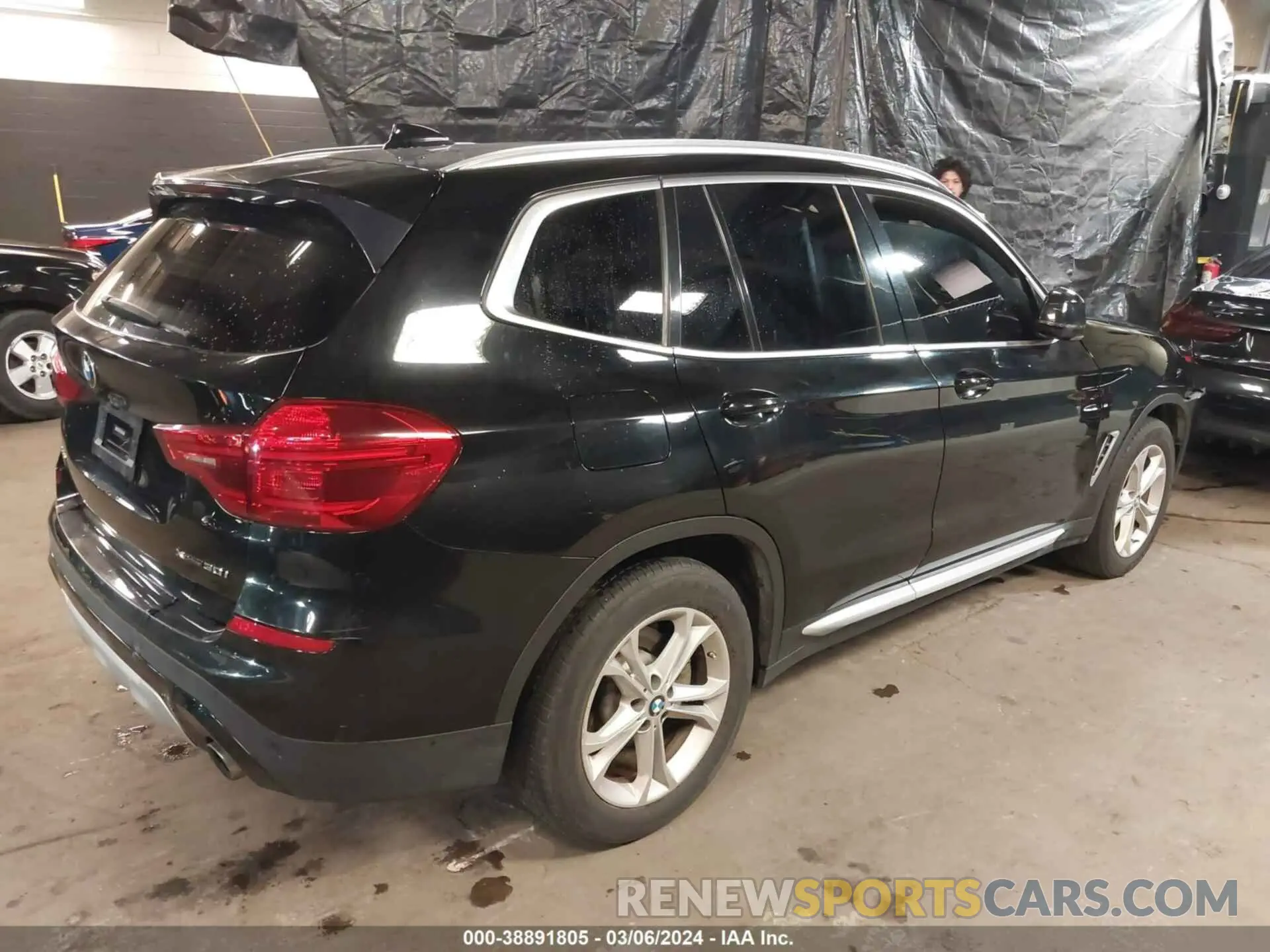 4 fotografías del automóvil dañado 5UXTR9C54KLD90733 BMW X3 2019