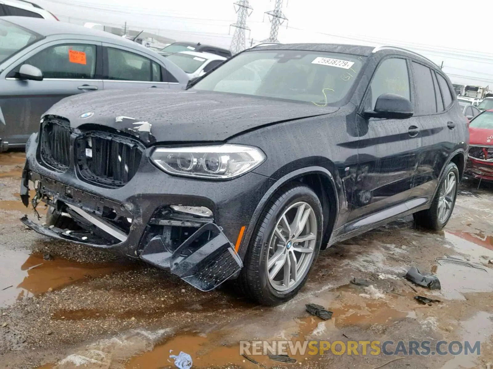 2 fotografías del automóvil dañado 5UXTR9C54KLD91848 BMW X3 2019