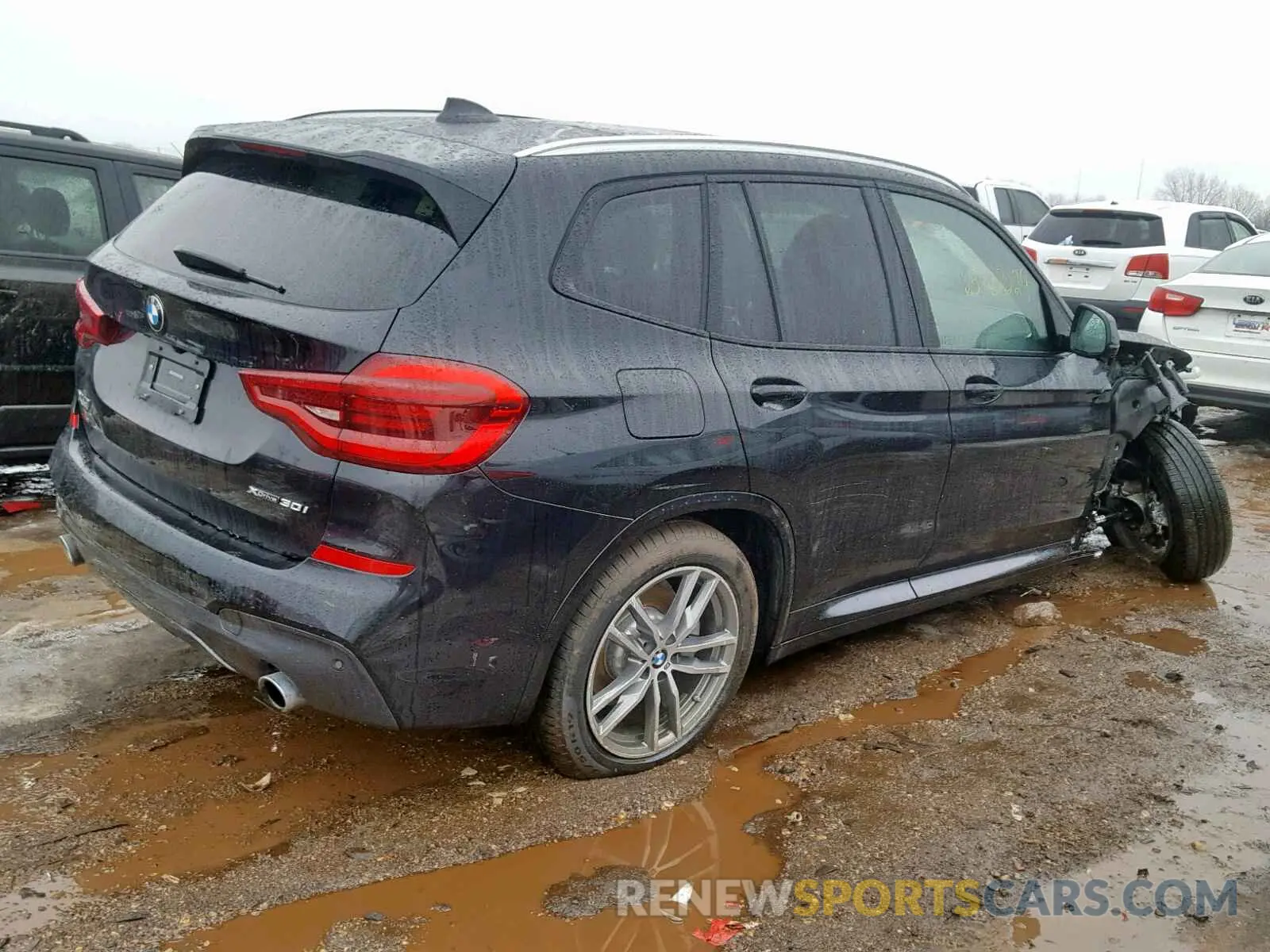 4 fotografías del automóvil dañado 5UXTR9C54KLD91848 BMW X3 2019