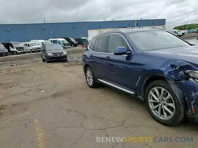 13 fotografías del automóvil dañado 5UXTR9C54KLD93048 BMW X3 2019