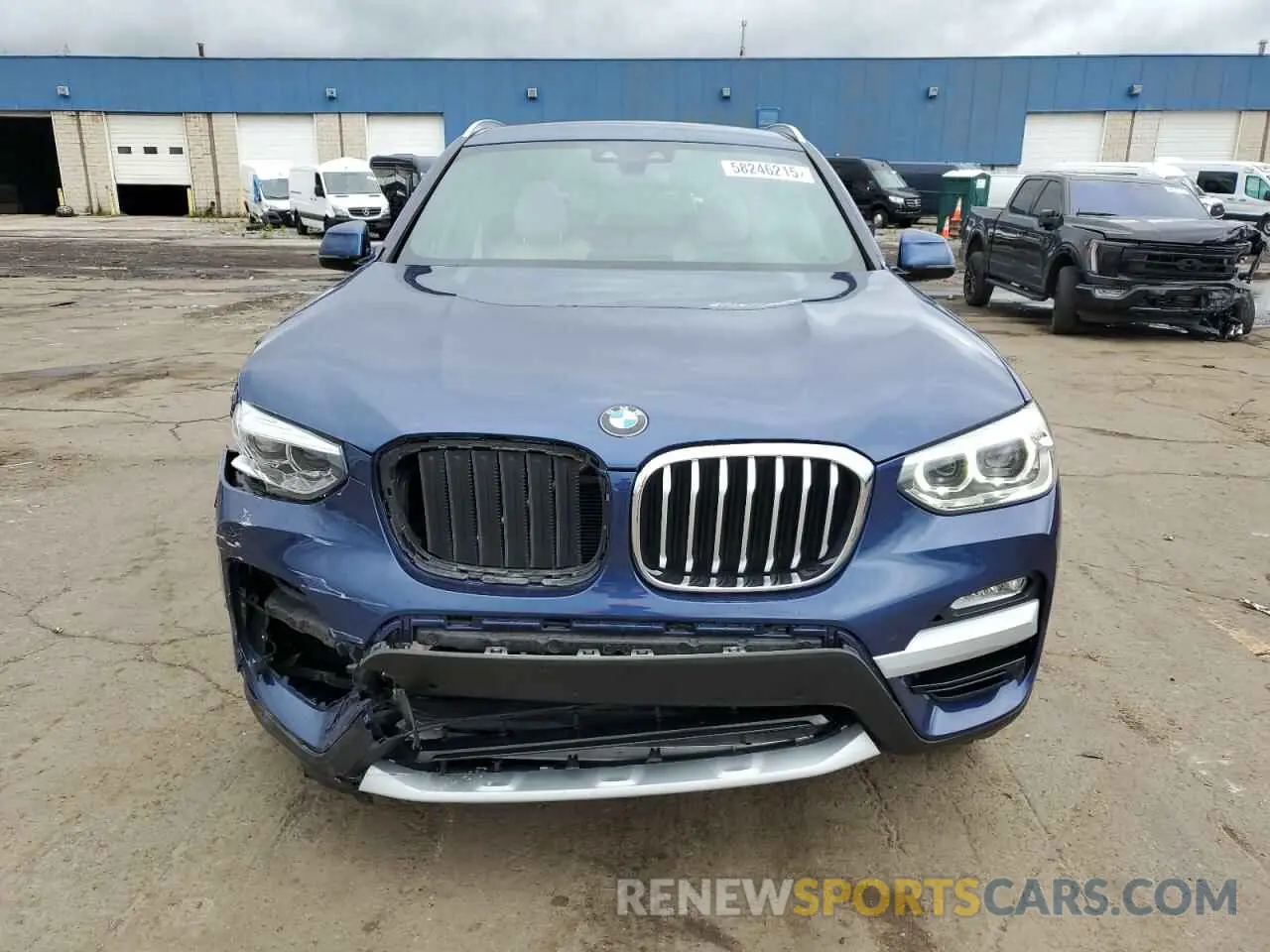 5 fotografías del automóvil dañado 5UXTR9C54KLD93048 BMW X3 2019