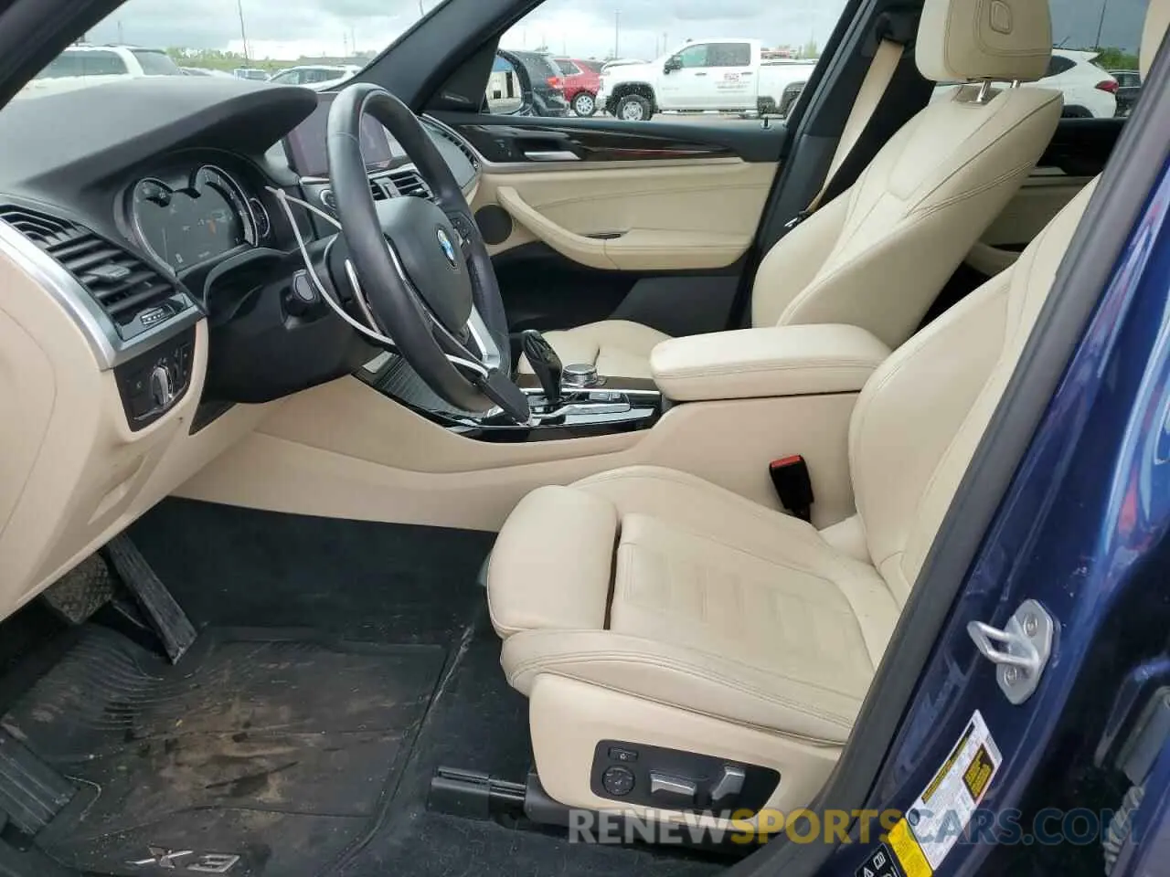 7 fotografías del automóvil dañado 5UXTR9C54KLD93048 BMW X3 2019