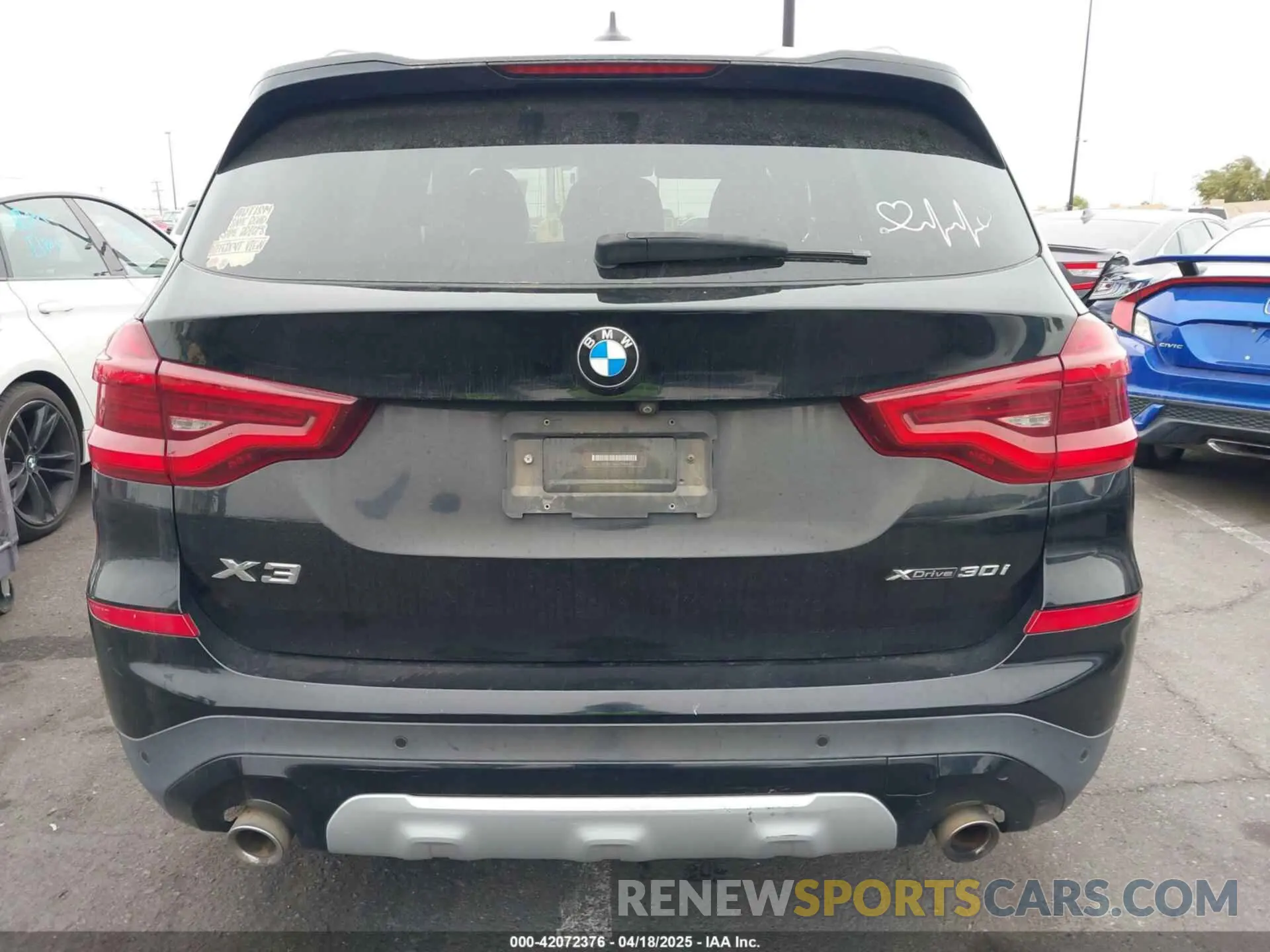 17 fotografías del automóvil dañado 5UXTR9C54KLD94460 BMW X3 2019
