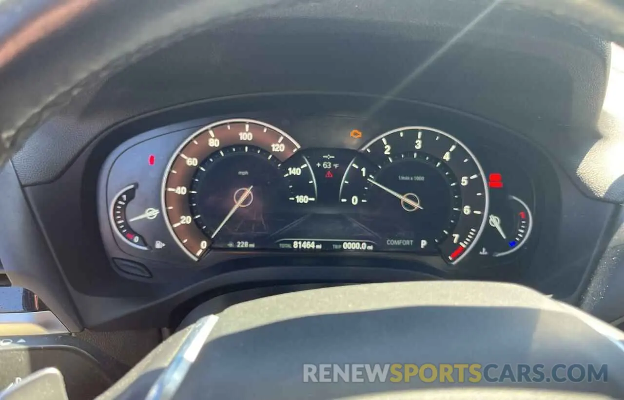 8 fotografías del automóvil dañado 5UXTR9C54KLD95382 BMW X3 2019