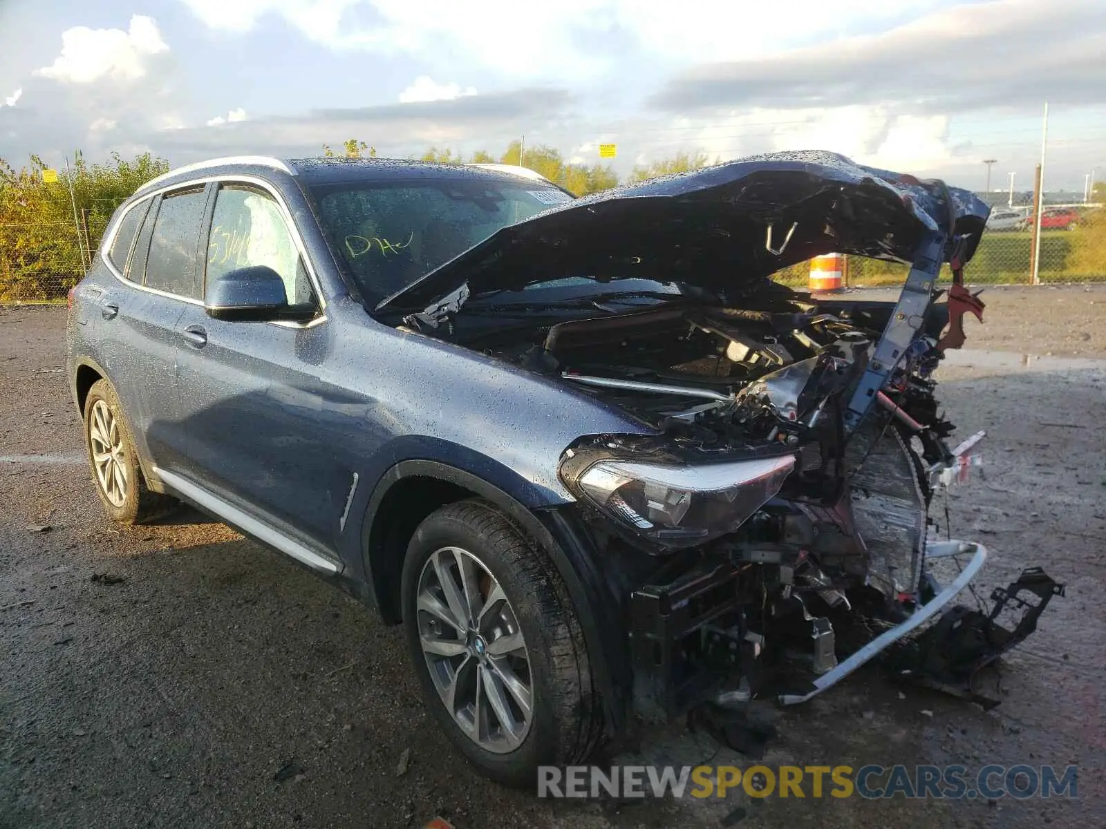 1 fotografías del automóvil dañado 5UXTR9C54KLE11905 BMW X3 2019
