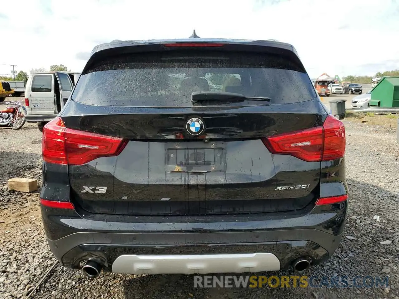6 fotografías del automóvil dañado 5UXTR9C54KLE14528 BMW X3 2019