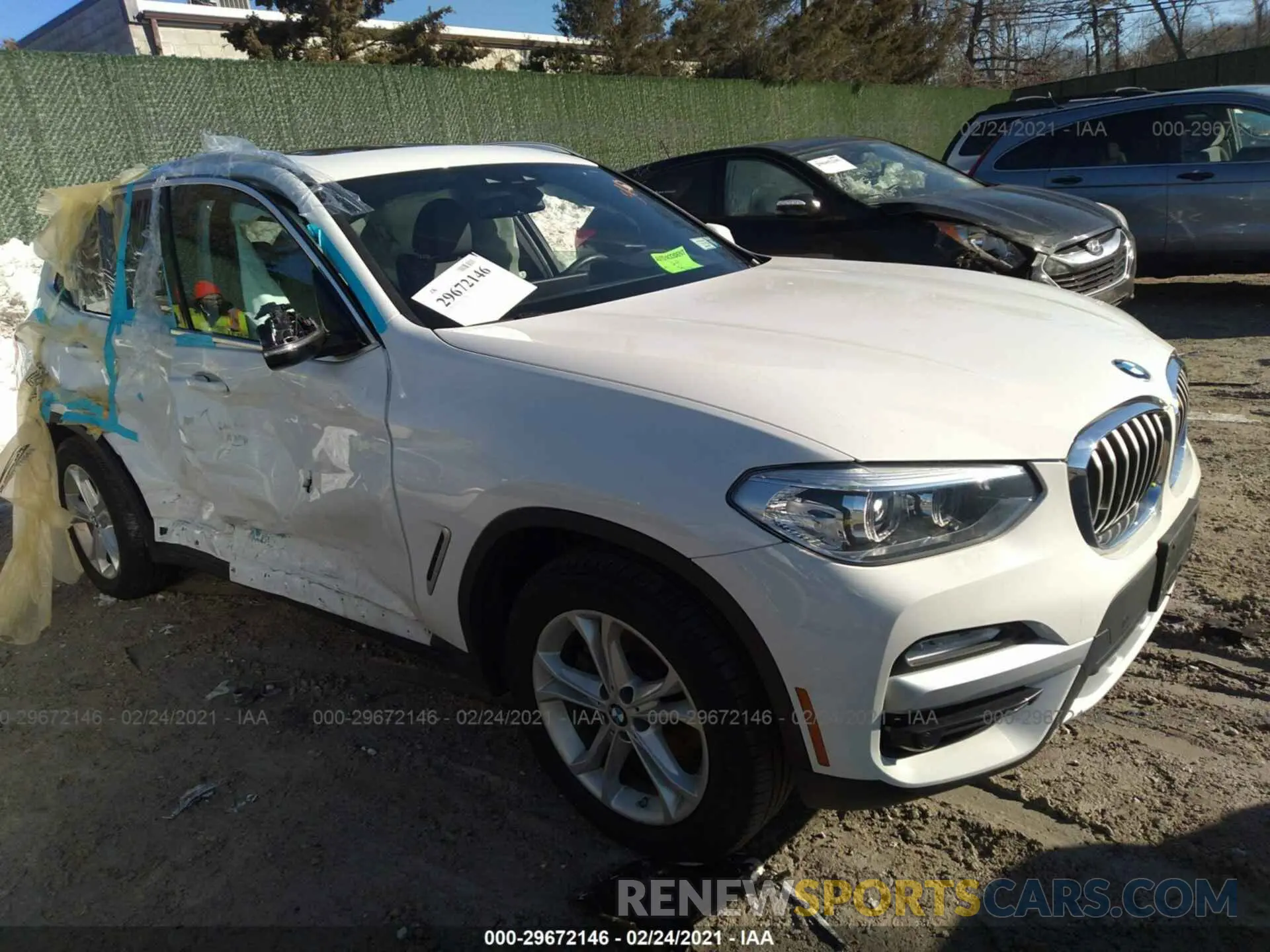 1 fotografías del automóvil dañado 5UXTR9C54KLP93947 BMW X3 2019