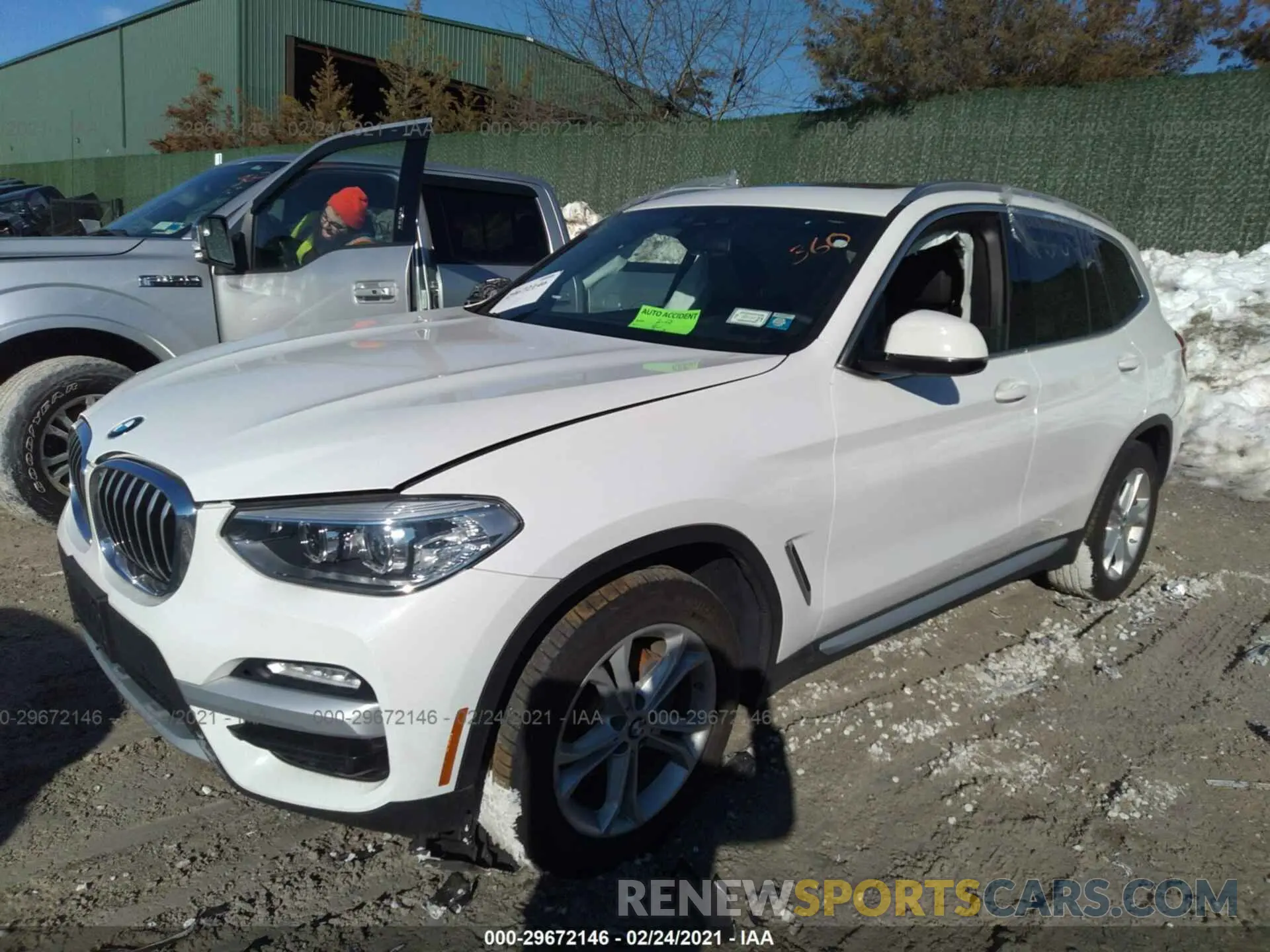 2 fotografías del automóvil dañado 5UXTR9C54KLP93947 BMW X3 2019