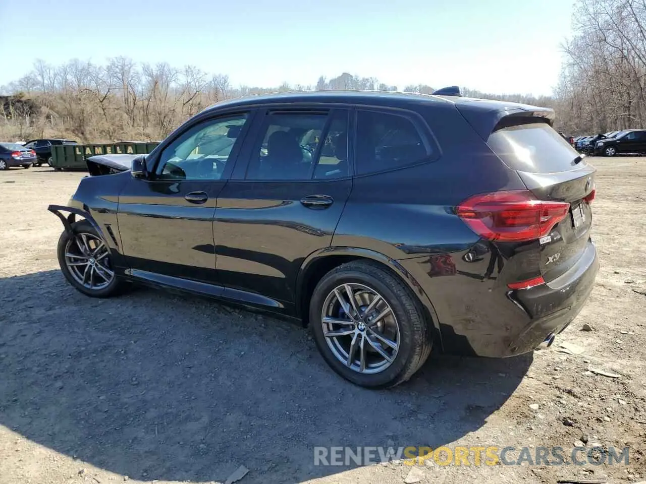 2 fotografías del automóvil dañado 5UXTR9C54KLR05467 BMW X3 2019