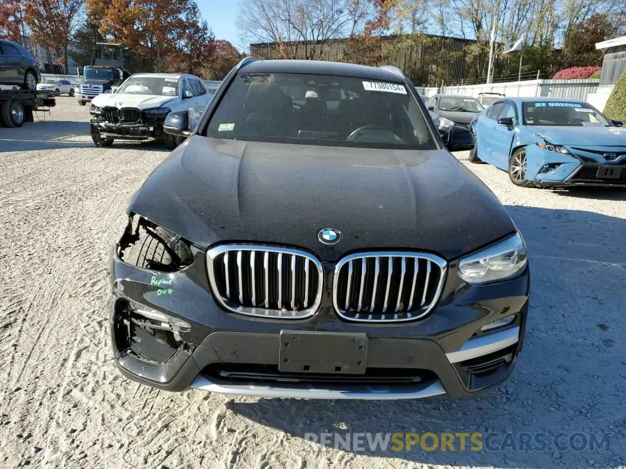5 fotografías del automóvil dañado 5UXTR9C55KLD90479 BMW X3 2019