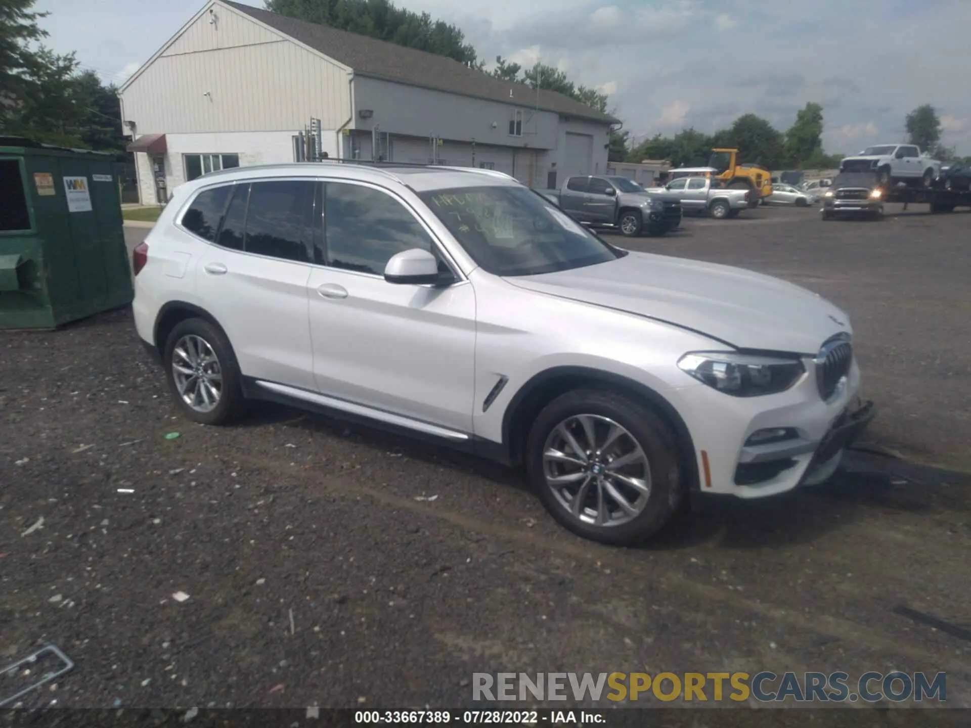 1 fotografías del automóvil dañado 5UXTR9C55KLD92037 BMW X3 2019