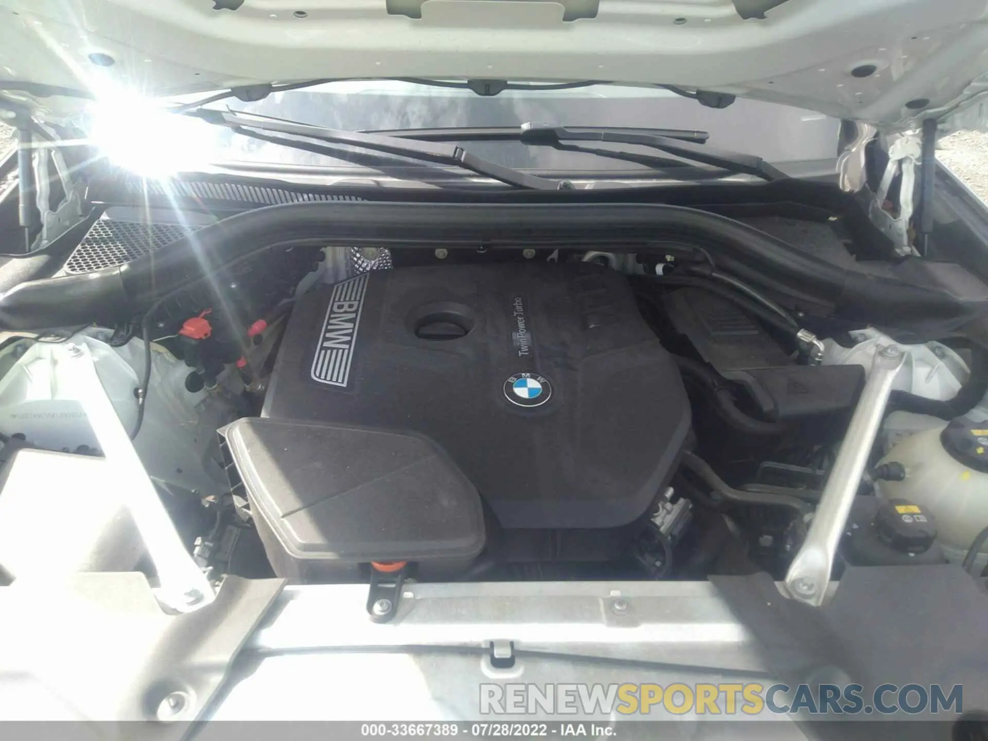10 fotografías del automóvil dañado 5UXTR9C55KLD92037 BMW X3 2019