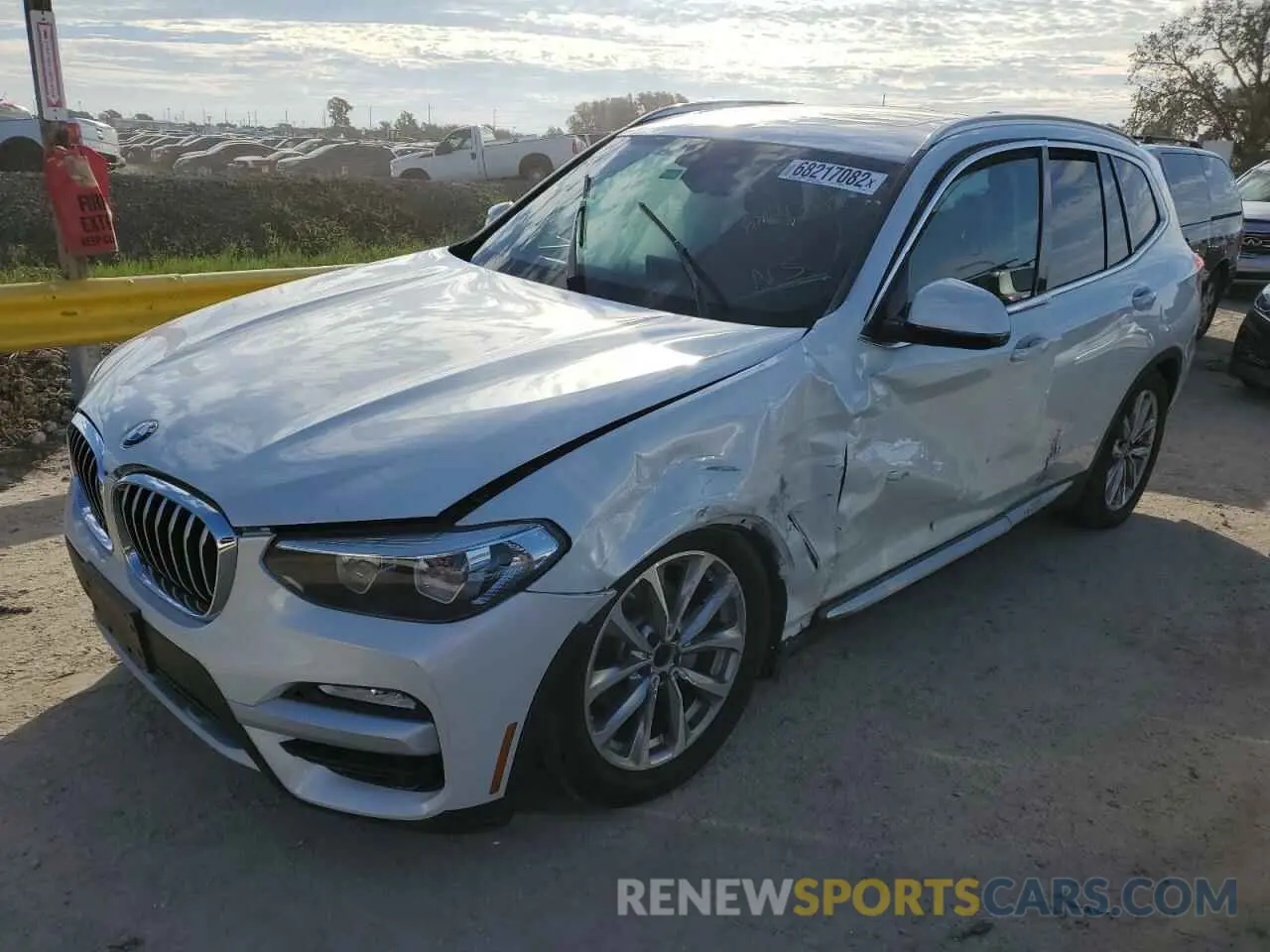 1 fotografías del automóvil dañado 5UXTR9C55KLD95892 BMW X3 2019