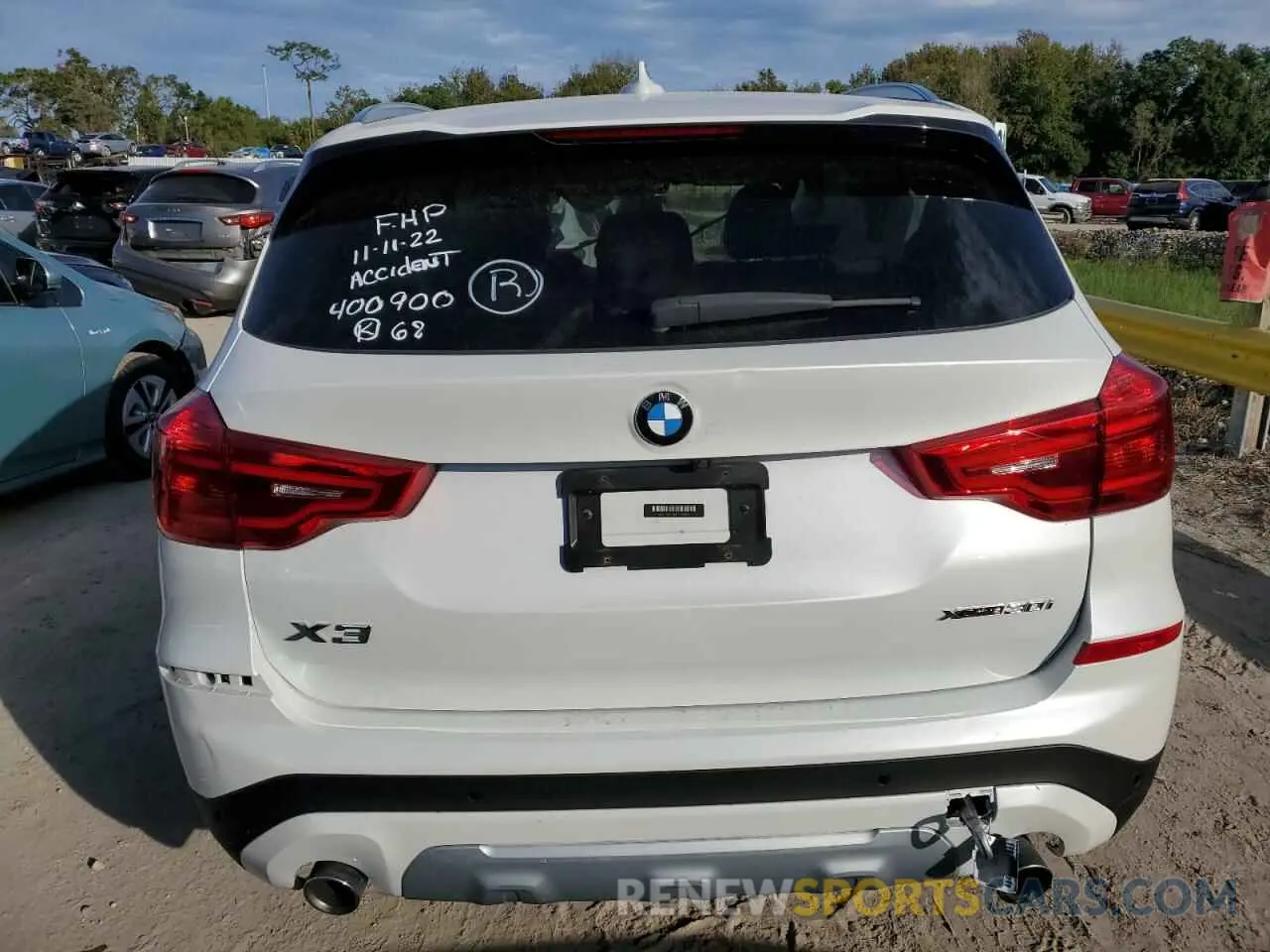 6 fotografías del automóvil dañado 5UXTR9C55KLD95892 BMW X3 2019