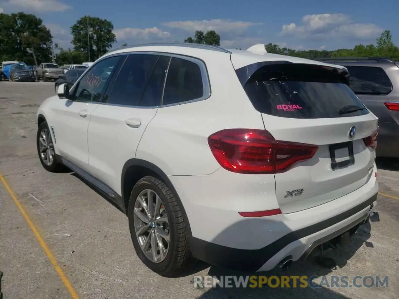 3 fotografías del automóvil dañado 5UXTR9C55KLD97707 BMW X3 2019