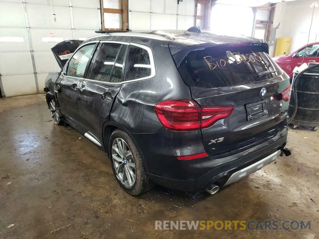 3 fotografías del automóvil dañado 5UXTR9C55KLE18054 BMW X3 2019