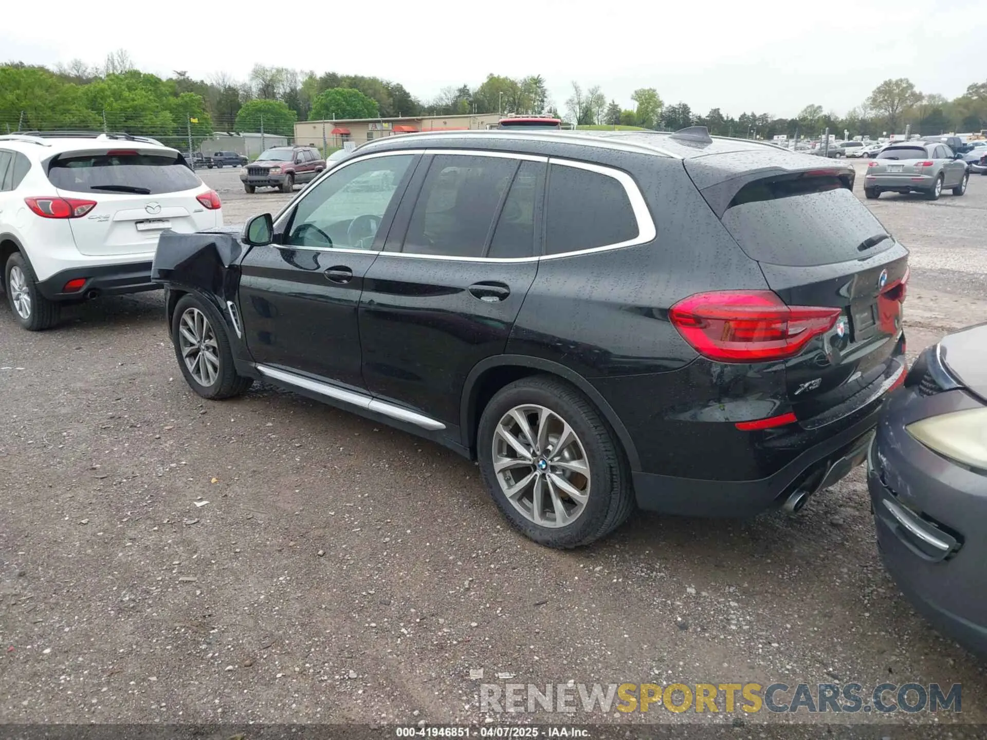 3 fotografías del automóvil dañado 5UXTR9C55KLE21875 BMW X3 2019