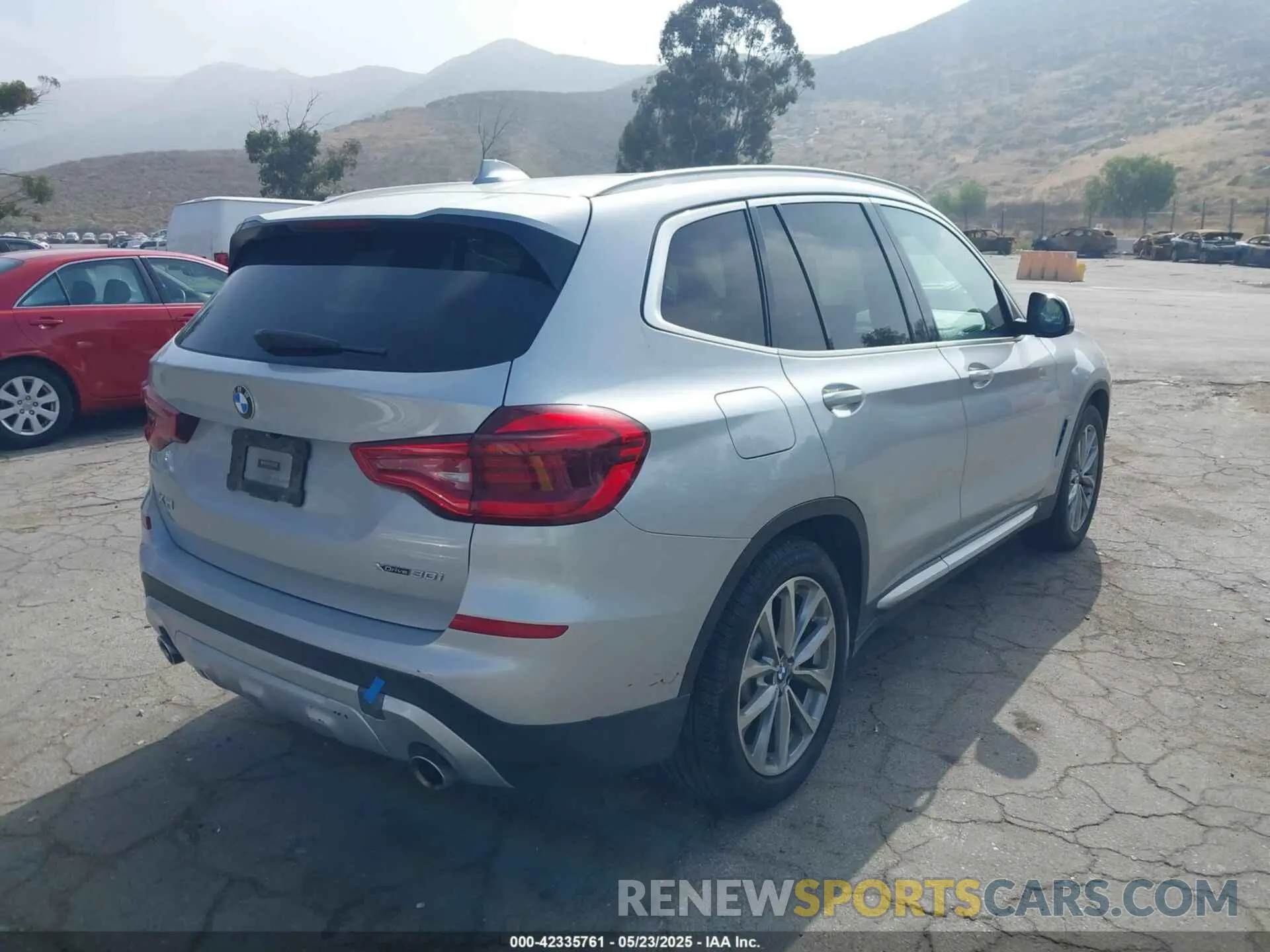 4 fotografías del automóvil dañado 5UXTR9C55KLP91754 BMW X3 2019
