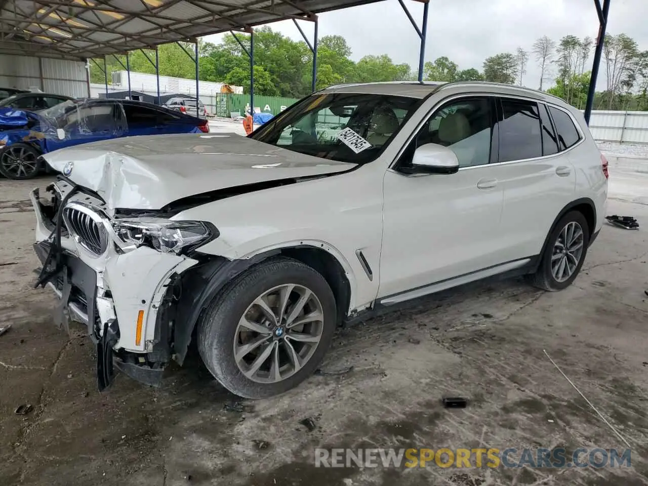 1 fotografías del automóvil dañado 5UXTR9C55KLP95609 BMW X3 2019