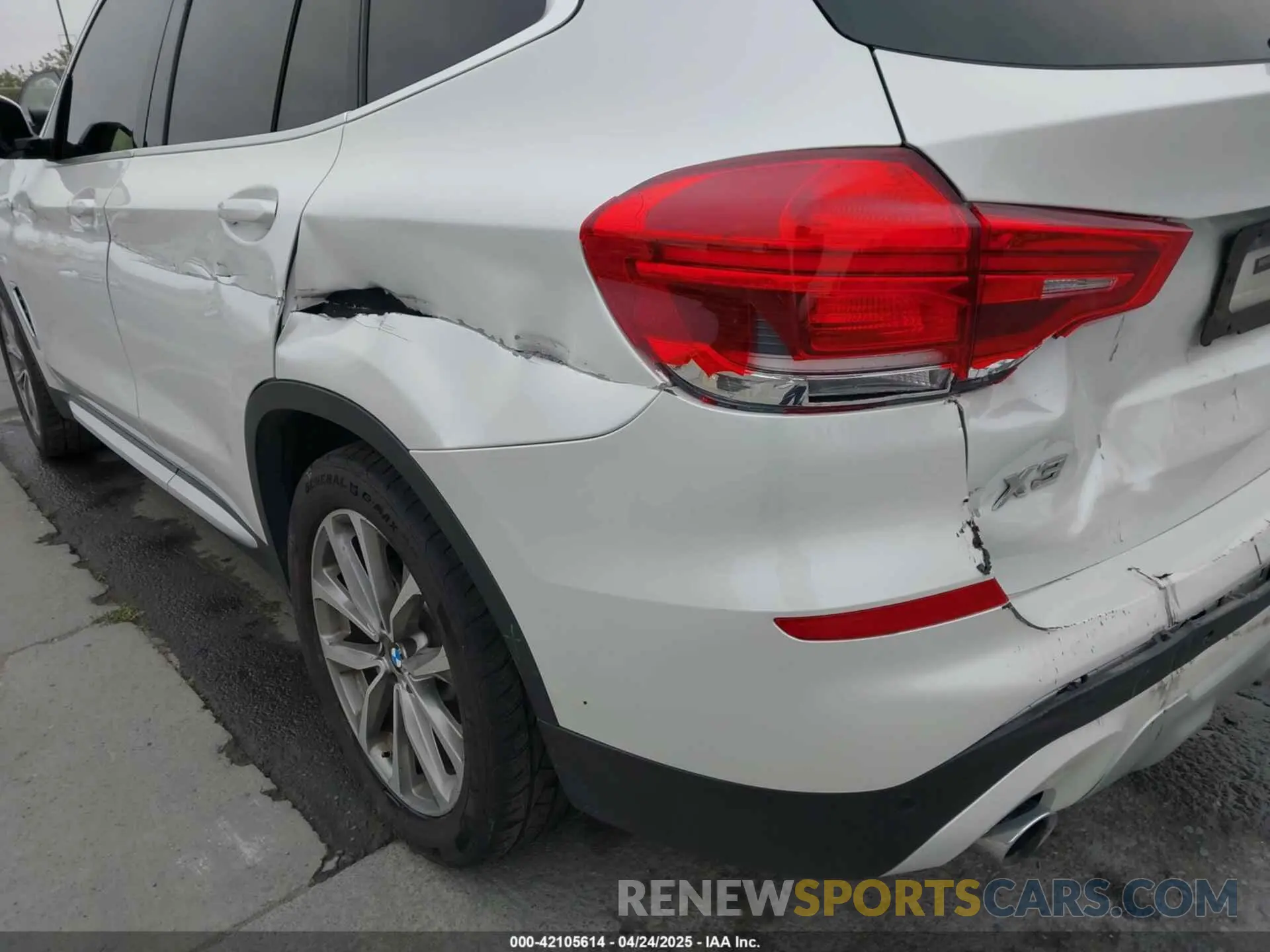 6 fotografías del automóvil dañado 5UXTR9C55KLR07275 BMW X3 2019
