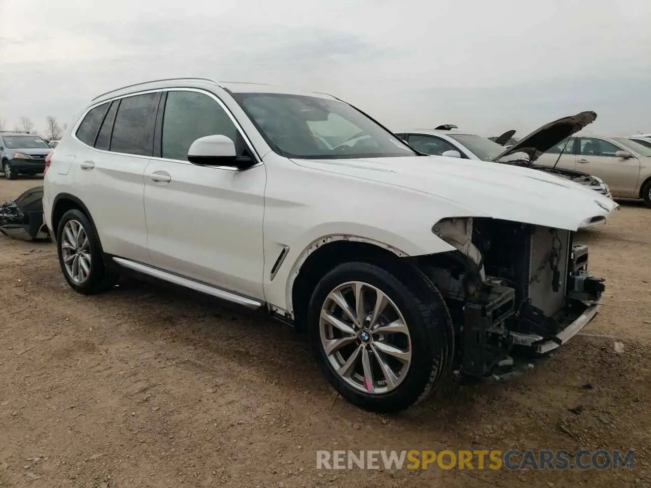 4 fotografías del automóvil dañado 5UXTR9C56KLD92029 BMW X3 2019