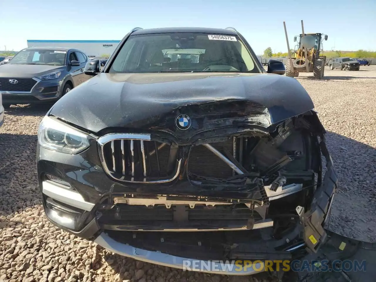 5 fotografías del automóvil dañado 5UXTR9C56KLD97800 BMW X3 2019