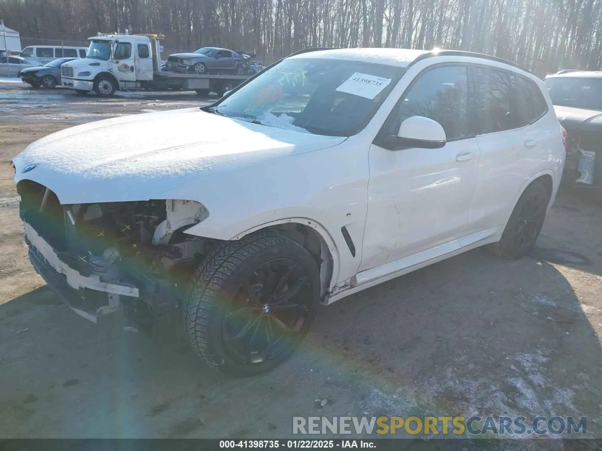 2 fotografías del automóvil dañado 5UXTR9C56KLE15471 BMW X3 2019