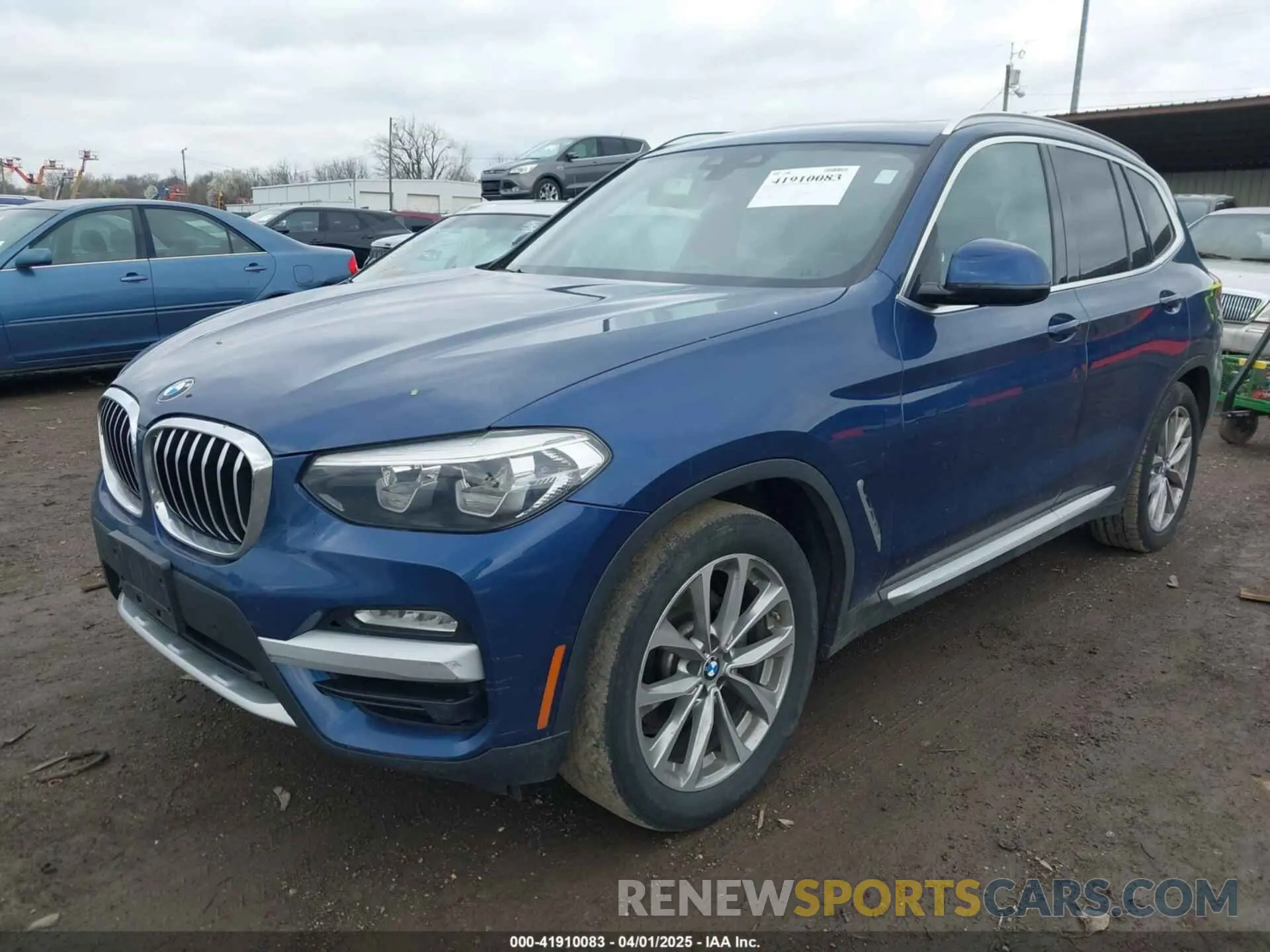 2 fotografías del automóvil dañado 5UXTR9C56KLE17009 BMW X3 2019