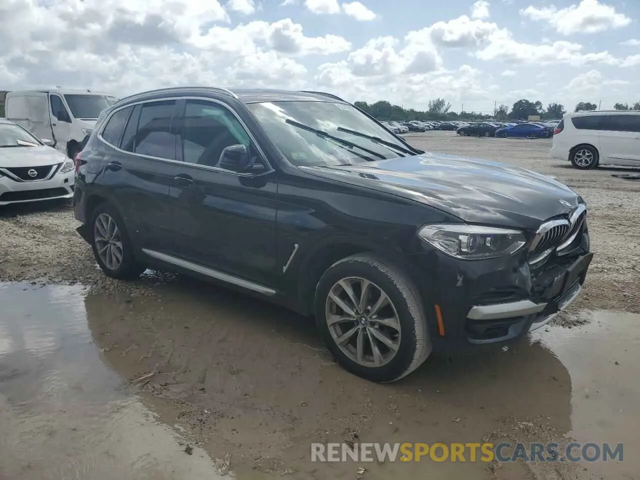 4 fotografías del automóvil dañado 5UXTR9C56KLP92122 BMW X3 2019