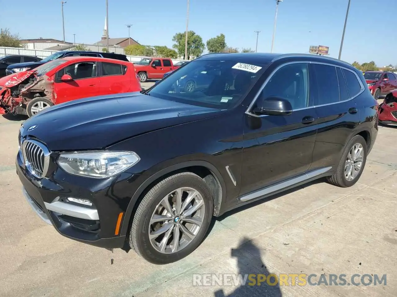 1 fotografías del automóvil dañado 5UXTR9C56KLR10833 BMW X3 2019