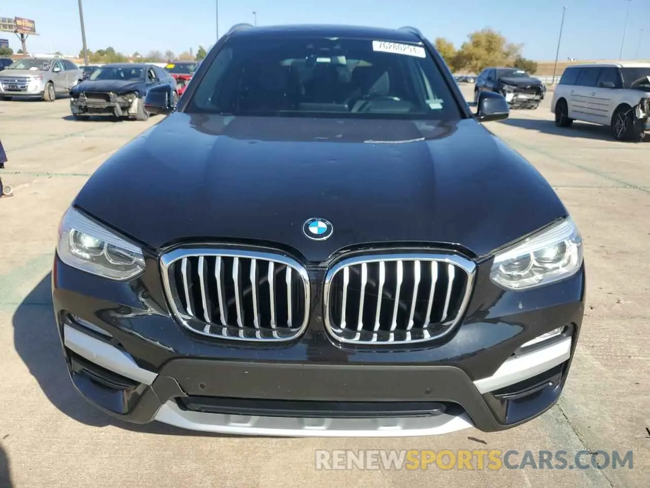 5 fotografías del automóvil dañado 5UXTR9C56KLR10833 BMW X3 2019