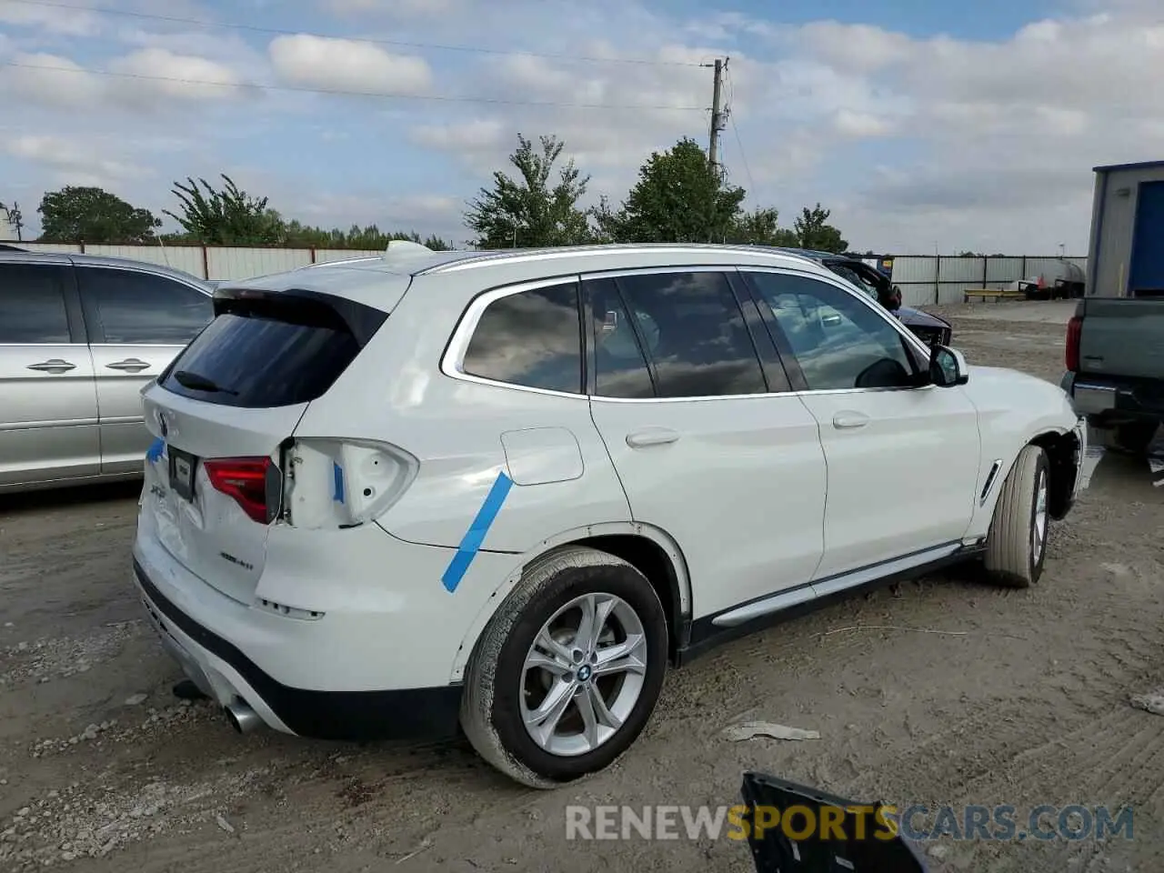 3 fotografías del automóvil dañado 5UXTR9C57KLD91665 BMW X3 2019