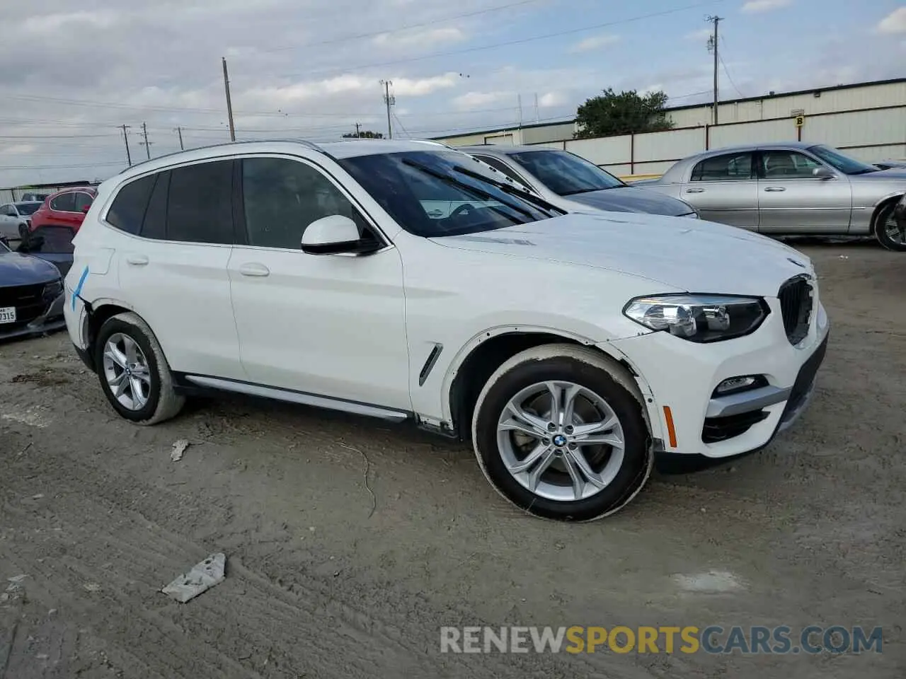 4 fotografías del automóvil dañado 5UXTR9C57KLD91665 BMW X3 2019